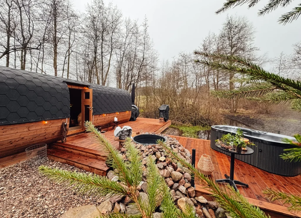glamping er populært i danmark
