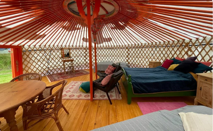 Mongolske luksus yurt på Vammen Camping - glamping 1