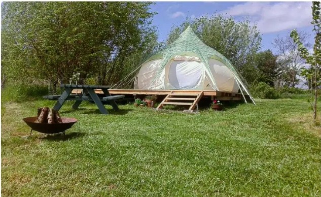 bondegårds glamping i luksustelt 1