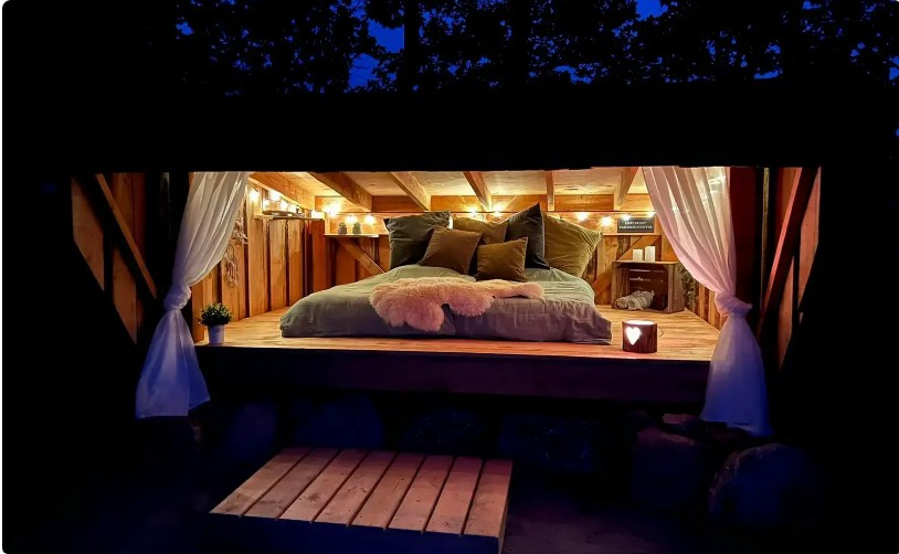 luksus shelter med sø - glamping 1
