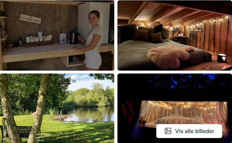 luksus shelter med sø - glamping 2