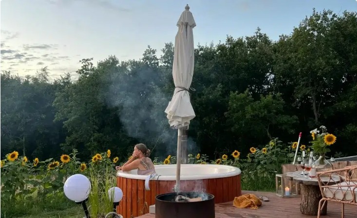 sol-flora luksus skurvogn - glamping 1