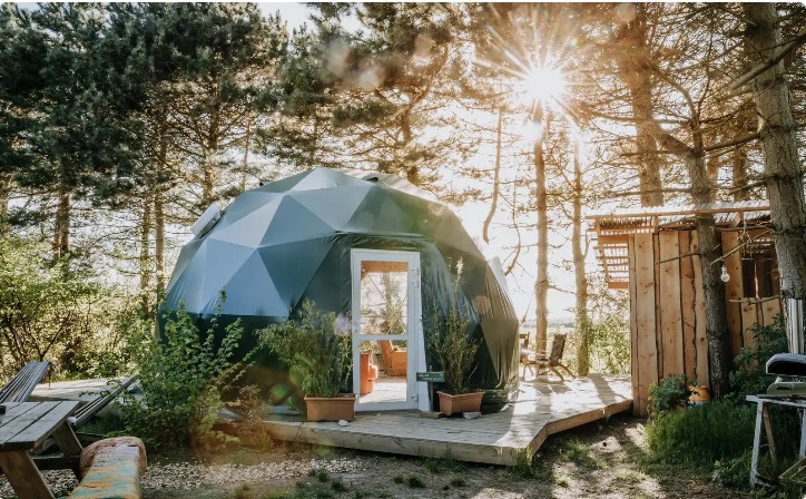 tiki star dome - kuppel glamping 1