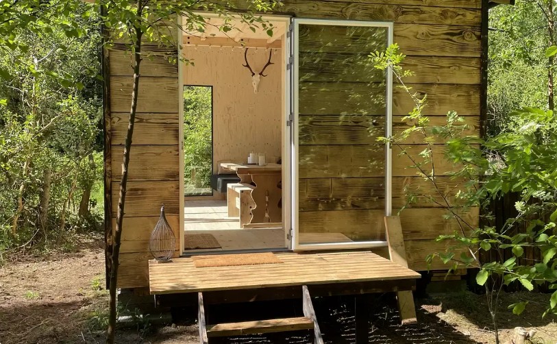 tinyhouse glampinghytte med sauna 1