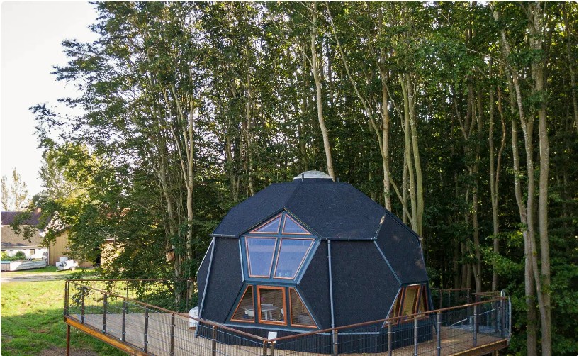 turtelduen - trætophus og kuppelhus glamping 1