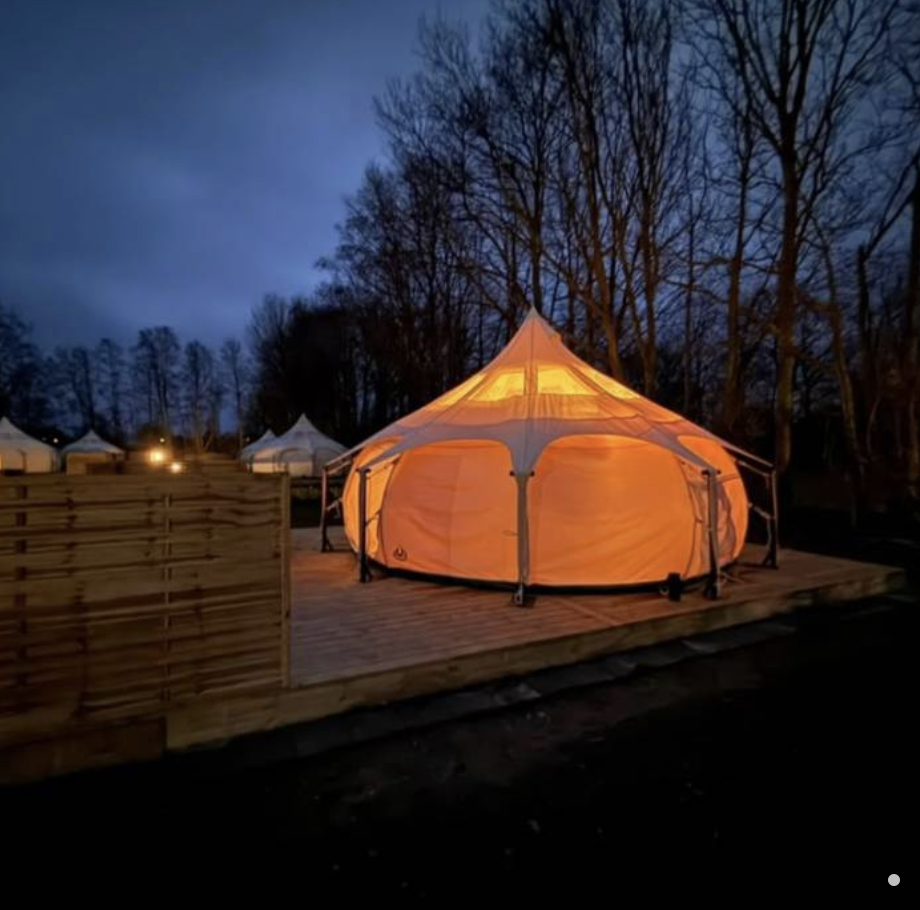 luksustelt endelave glamping